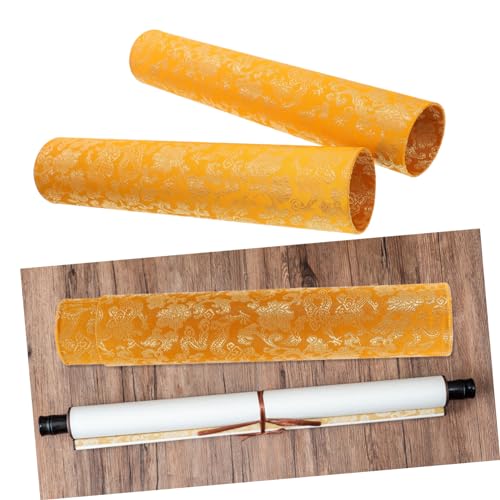 KOCKSHION Telescoping Poster Tube 13.93In Extendable Drafting Storage Case for Artwork Scrolls Calligraphy Paintings Carrying