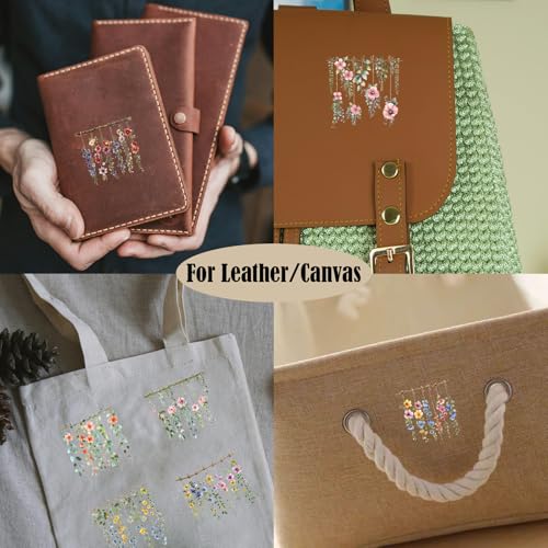 ZMRU 24 Sheets of Watercolor Style Rub on Transfers for Crafts - Perfect for Glass, Porcelain, Leather, Canvas, and Fabric Projects - IOD Transfers Included,3 * 3inch (Rattan Flowers) - style: Rattan Flowers