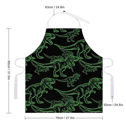 Chef Bib Apron for Restaurant, Anti-Stain with Pocket Adjustable, Cooking Dishwashing Lab Use - color: Style (557)