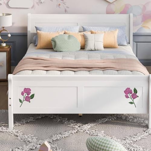 Large Rose Stencil - Flower Stencils for Painting on Wood, Canvas, Paper, Fabric, Wall, Furniture - Stencils for Crafts Reusable for Art & Pattern Template - Floral Stencil (12x15 inch) - style: Rose 12x15 Inch