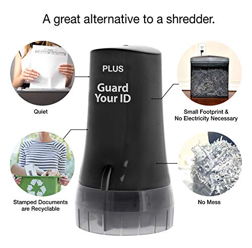 Guard Your ID Advanced Security Roller 2.0 for Identity Theft Prevention Stamping Black - color: Black, size: Regular