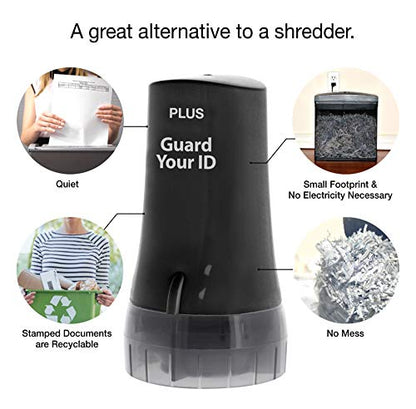 Guard Your ID Advanced Security Roller 2.0 for Identity Theft Prevention Stamping Black - color: Black, size: Regular