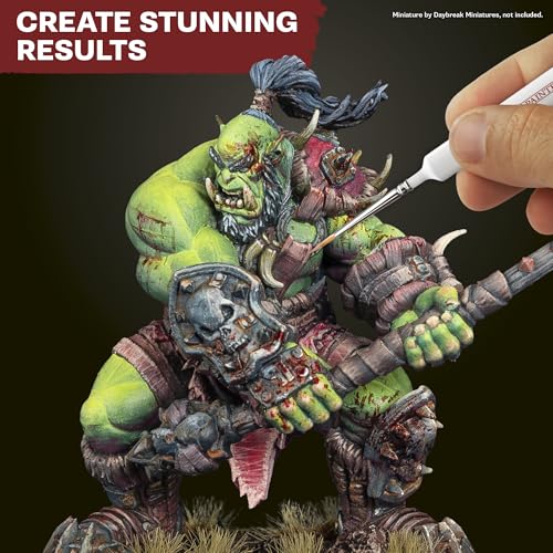 The Army Painter Most Wanted Brush Set, Black, Miniatures Paint Brush Set of 3 Wargamer Brushes: Small Drybrush, Layering & Insane Detail - Quality Detail Brush Set Handmade in Europe