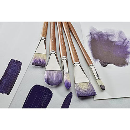 Winsor & Newton Artists' Oil Synthetic Brush, Round #6 - style: Round #6