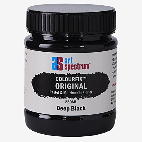 Art Spectrum Colourfix Sanded Pastel Ground - Deep Black 250ml Jar