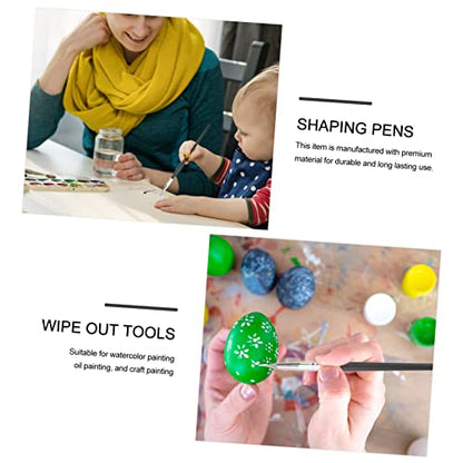 5pcs Silicone Modeling Shaper for Nail Art and Clay Craft Versatile Wipe Out Tools for Painting Shaping and Sculpting Tips