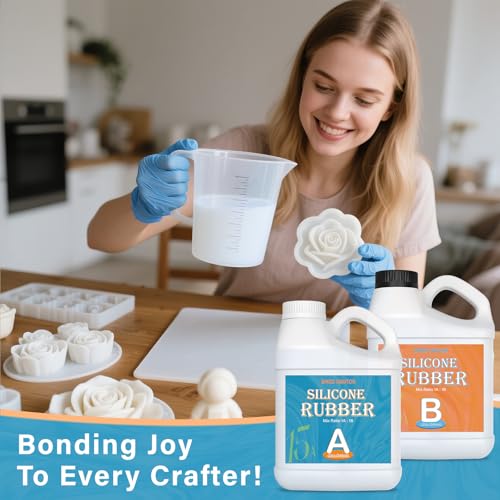 Bond Craftor Silicone Mold Making Kit 64oz, 15A Platinum Silicone for Resin Molds, Soap and Candle Molds - size: 64oz