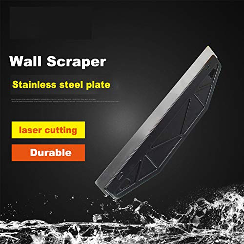 Paint Trim Guard, Multi-Purpose Paint Wallpaper Scraper, Stainless Steel Paint Shield,for Cutting in, Paint Guide & Measurement, Trim, Floor Cleaning Tool