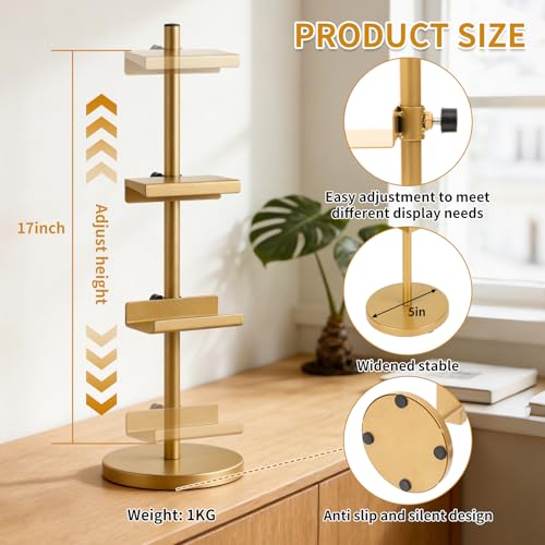 Photo Frame Tabletop Easel Stand-Heavy Duty Tabletop Display Easel, French Style Gold Easel Stand,Picture Frame Stand for Wedding/Art/Photos,Picture Easels (Gold, 18 Inch) - color: Gold, size: 18 Inch