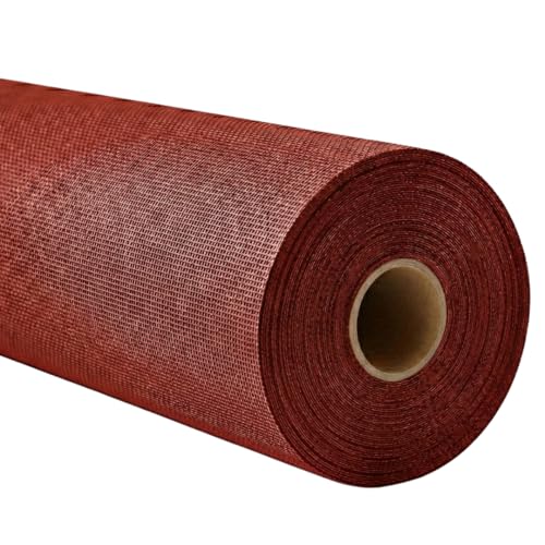 Phifertex Vinyl Mesh Roll - Vinyl Fabric by the Yard for Outdoor, Arts & Crafts, DIY Projects Use - Weather-Resistant Mesh Material - Christmas Red, 1 Yard x 54 Inches - color: Christmas Red, size: 1 Yard