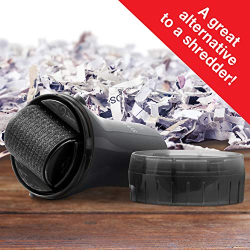 Guard Your ID Wide Advanced Roller 2.0 Identity Theft Prevention Security Stamp Black - color: Black, size: wide