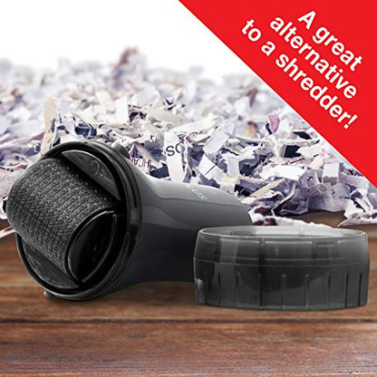 Guard Your ID Wide Advanced Roller 2.0 Identity Theft Prevention Security Stamp Black - color: Black, size: wide