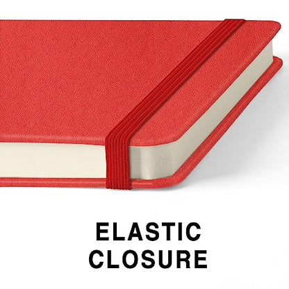 qianshan 5" x 5" Hardcover Sketch Book,Small Mixed Media Sketch Pad,58 Sheets 150GSM Acid-Free Artist Drawing Paper,Travel Journal Blank Notebook for Adults Painting,Illustration,Art Supplies.Red - color: 150gsm PU-red