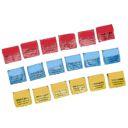 Generic Kneaded Eraser Set 18PCS Flexible Moldable Professional Art Erasers for Drawing Sketching Artists PVC