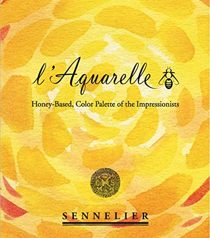 SENNELIER L'Aquarelle French Watercolor Paint, Metal Set Of 48 Half Pans
