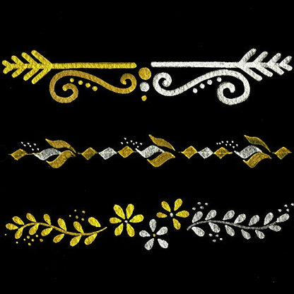 Kuretake Zig Gold and Silver pens Assortment Set, Professional Quality for Artist, Christmas Card, Brush Lettering, Illustration, Card Making, Writing, AP-Certified, Made in Japan