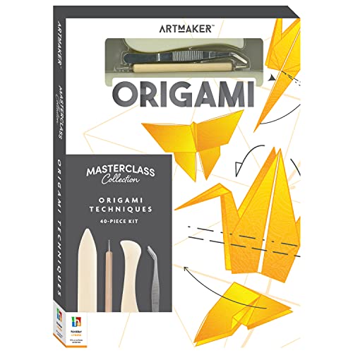 Hinkler Art Maker Masterclass Collection: Origami Techniques Kit - Beginner to Advanced Origami - Japanese Art - Origami Guide - Craft Kits - Arts and Craft for Adults - style: Origami