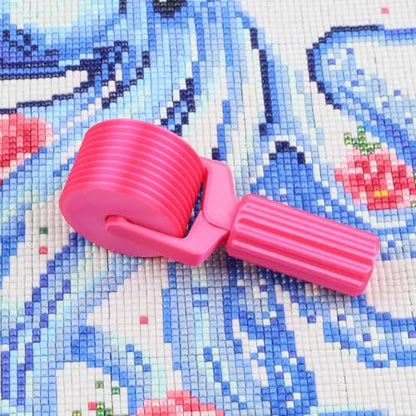 Diamond Painting Pink Roller, Pressure Roller for Diamond Art Canvas, Flatten and Secure Diamonds Easily, DIY Diamond Painting Accessories - color: Pink