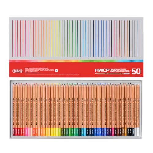 【New】 Holbein Artists' Watercolor Pencil 50 Colors Set