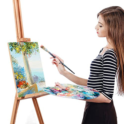15 Pack Unfinished Wood Canvas Panels Kit 11.8x7.9 Inch Wooden Panel Boards Wood Paint Pouring Panels Wooden Canvas Panels Boards for Painting, Pouring Art, Crafts