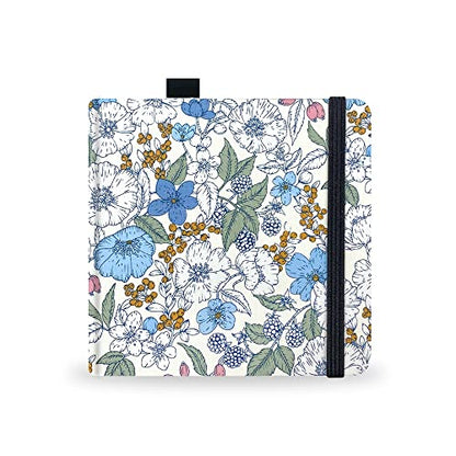 Watercolor Paper Sketchbook,5x5 Inch Mixed Media Notebook,140lb/300gsm Artist Heavyweight Paper,20 Sheets Small Travel Drawing Journal for Adults,Painting,Watercolors,Art Supplies,Blue Pipa Flower - color: 5x5 inch-300gsm-blue pipa flower