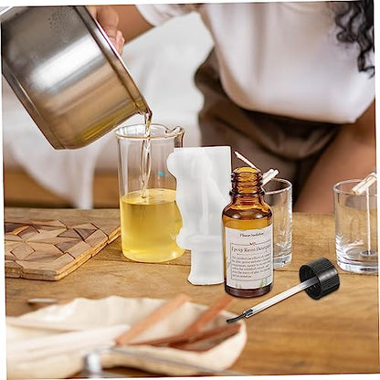 NUOBESTY Epoxy Resin Mold Release Spray for Silicone Molds 1 Bottle Easy Application Non-Toxic for DIY Crafts and Candle Making