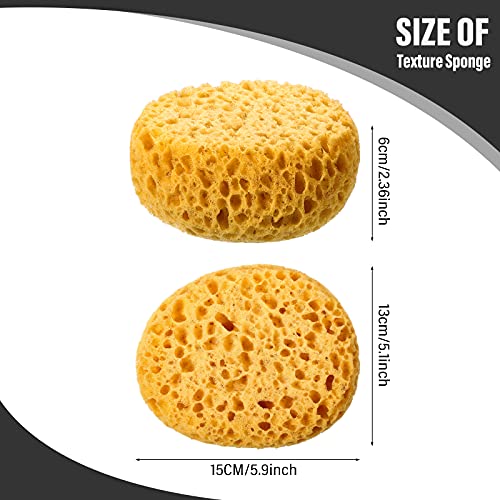 Patelai Knockdown Texture Sponge Drywall Wall Patch Ceiling Texture Sponge Home Decor for Repair DIY Painting Ceiling(2 Pieces,13 x 15 x 6 cm) - size: 13 x 15 x 6 cm
