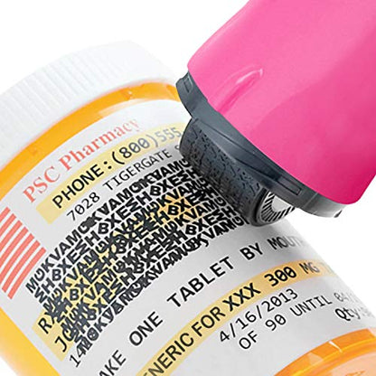 Guard Your ID Advanced Security Roller 2.0 Identity Theft Prevention Stamping Pink - color: Pink, size: Regular