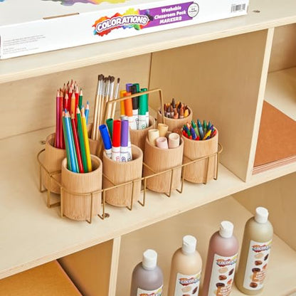 Colorations Art Supply Caddy - color: brown