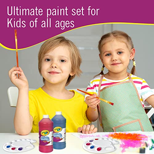 Kids Painting Set, Washable Paint for Kids with Pump Dispenser, Non Toxic Washable Finger Paints 16 oz Each Toddler Painting Supplies Gifting Bundle for Classroom - color: Paint with Paint Pumps