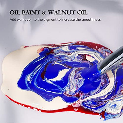 Paul Rubens Artist Oil Paint,18 Vibrant Colors with Great Lastfastness, 60ml Large Capacity Tubes, Oil Paint Set Supplies for Artists, Students, Beginners - color: 18 artist colors