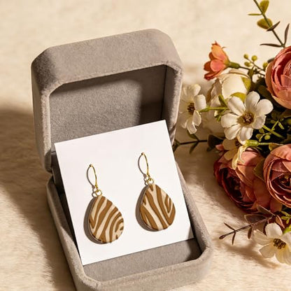 4 Pcs Natural Textures Patterns Polymer Clay Texture Sheet Water Ripples Rubber Clay Texture Mat for Polymer Clays Making Earrings Jewelry DIY Crafts 4 × 2.5 Inch - style: Water Ripples