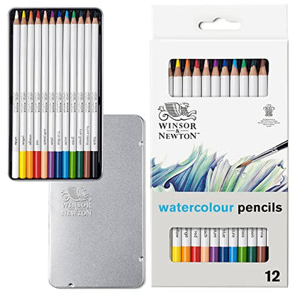 Winsor & Newton Studio Collection Artist Pencils, Watercolor Pencils, Set of 12 - style: 12 Watercolor Pencils