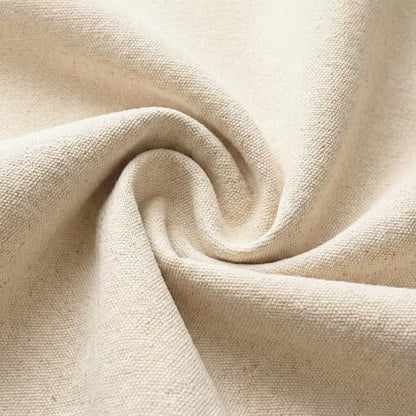 100% Cotton Canvas Fabric by the Yard – 63" x 5 Yards (7 oz) – Duck Canvas Fabric for Sewing & Painting – Duck Cloth Fabric by the Yard, Tote Bags & DIY - size: 5 Yards+ (63'' x 189'')