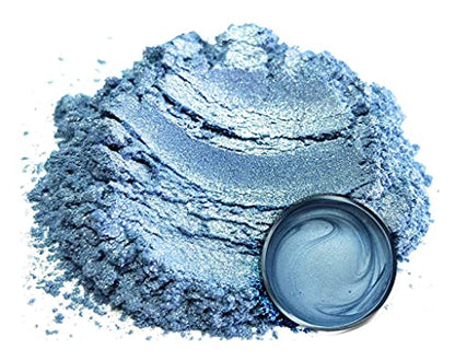Eye Candy Pigments Premium Blue Mica Powder - Carolina Blue (50gr) - for Epoxy, Resin, Soap, Paint, Woodworking, Acrylic Pouring, Bath Bombs, Fishing Lures - DIY Arts and Crafts Additive - color: Carolina Blue