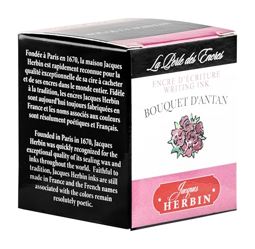Herbin Fountain Pen Ink - 30ml Bottled - Bouquet d'Antan - color: Bouquet D'antan, size: 1 fl oz