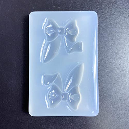 Ears Silicone 3D Bowknot Epoxy Resin Casting Mold for Keychain Jewelry Home Decor Casting Tool Resin Filler Animals/Halloween / / Music