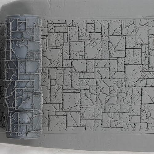 Bricks 02 Clay Texture Roller 4" for Polymer Clay - color: Bricks 02 Roller