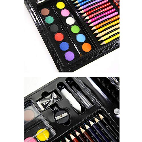 168-Piece Deluxe Art Set – Art Supplies for Drawing, Painting and More in a Plastic Case - Makes a Great Gift for Children and Adults