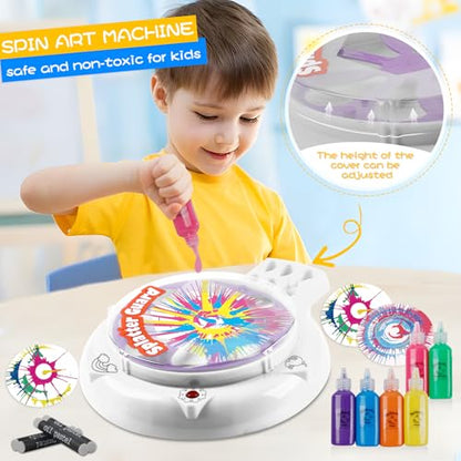 Wings Giant Paint Spin Art Machine Kit for Kids, Paint Spinner with Splatter Guard, Thicker Painting Spinner Arts & Crafts Birthday Gifts for 6-12 Years Old Boy, Girl
