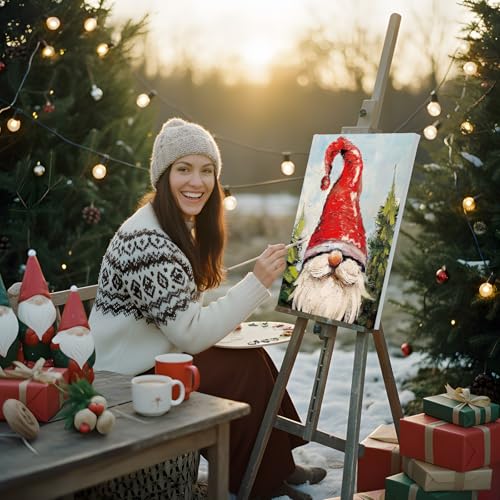 Sherr 24 Pcs Pre Drawn Canvas for Painting Adult Pre Printed Canvas Bulk Sip and Paint Kit Stretched Panels Paint Set for Theme Valentine Painting Night Party Favor(Dwarf,8 x 10 Inch) - size: 8 x 10 Inch, style: Dwarf