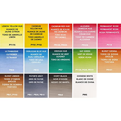 Winsor & Newton Cotman Watercolor Paint Set, Field Set, 14 Half Pan w/ Brush, Mixing Palette - style: 14 Half Pan Field Set