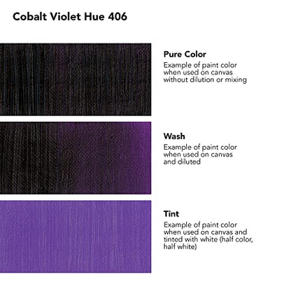 Daler Rowney Georgian Oil Paint Cobalt Violet Hue 38ml Tube - Art Paints for Canvas Paper and More - Oil Painting Supplies for Artists and Students - Artist Oil Paint for Any Skill Set