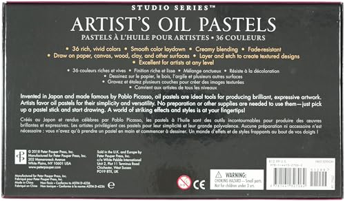 Studio Series Oil Pastels (36 rich, vivid colors)