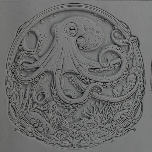 Octopus Clay Texture Roller 4" for Polymer Clay - color: Octopus Roller