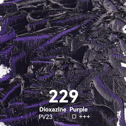 PHOENIX Dioxazine Purple Oil Paint - 40ml / 1.35 Fl oz. Single Tube - Artist Quality Oil Based Paint for Professionals - color: Dioxazine Purple