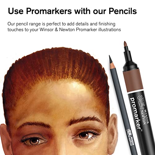 Winsor & Newton Studio Collection Artist Pencils, Graphite Pencils, Set of 6 - style: 6 Graphite Pencils