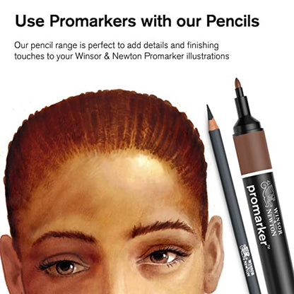 Winsor & Newton Studio Collection Artist Pencils, Graphite Pencils, Set of 6 - style: 6 Graphite Pencils