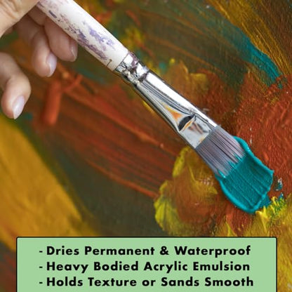 Grumbacher 52516 16-Ounce Gesso (Hyplar) Artists Acrylic Medium Jar