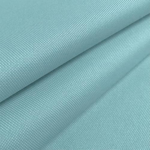 Foreate Waterproof Canvas Fabric by The Yard 600D Upholstery Fabric for Chairs 58" Wide Indoor Outdoor Water Resistant Canvas Polyester Material Sewing DIY Cloth, 1 Yard Pale Turquoise - color: Pale Turquoise, size: Pre-cut 1 Yard(58" x 36")